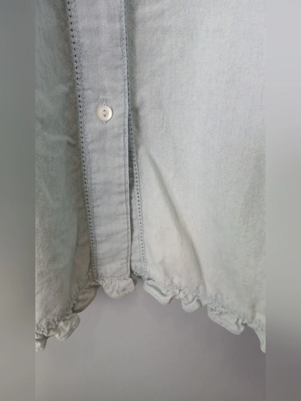 Lauren Jeans Co. Ralph Lauren Chambray Maxi Skirt Womens 2P Cottagecore Coastal
